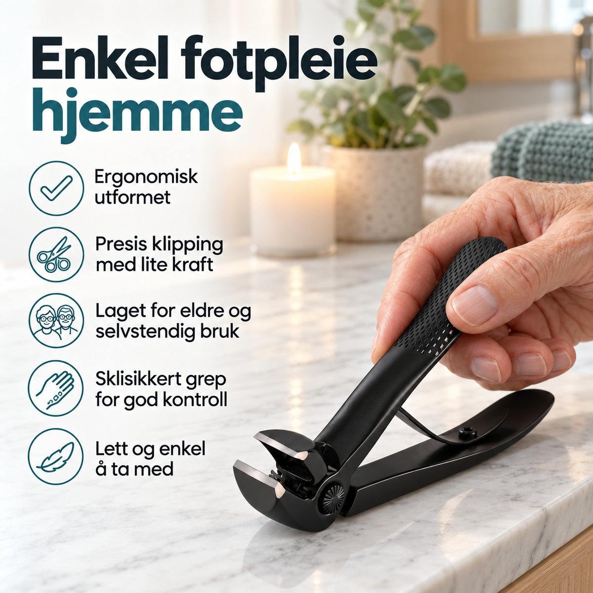 Fotfrid – Negleklipper for tykke tånegler